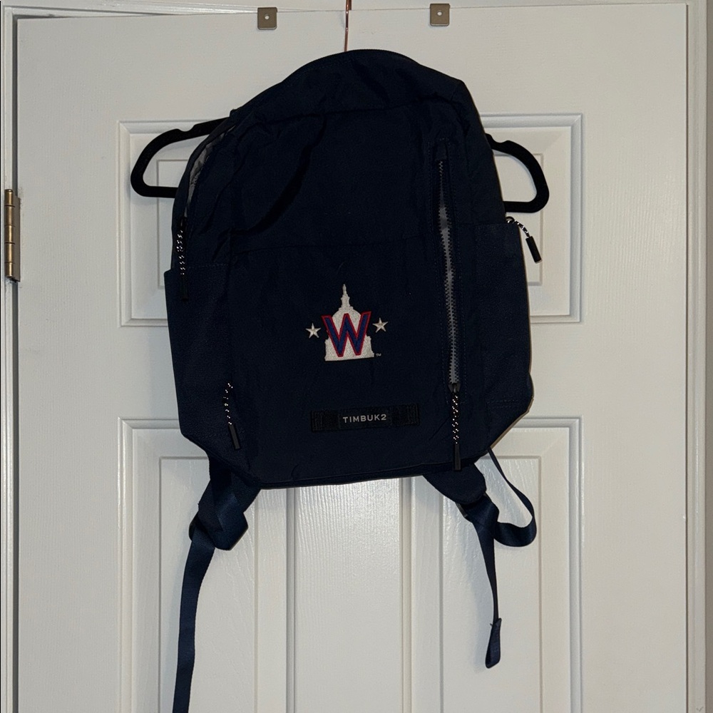 Timbuk2 Dark Blue Backpack with Embroidered Design